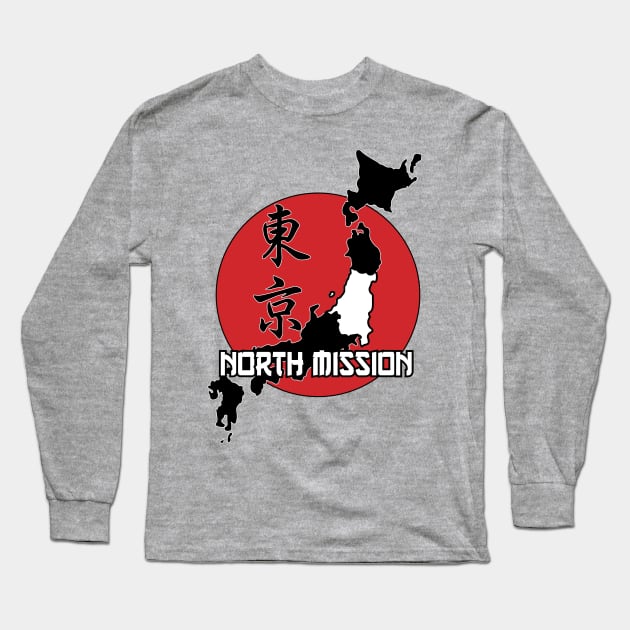 Tokyo North Mission Long Sleeve T-Shirt by Cryptid